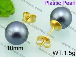 Plastic Earrings - KE64544-Z