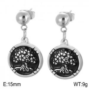 Stainless Steel Earring - KE64615-K