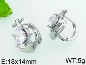 Stainless Steel Stone&Crystal Earring - KE64888-JL