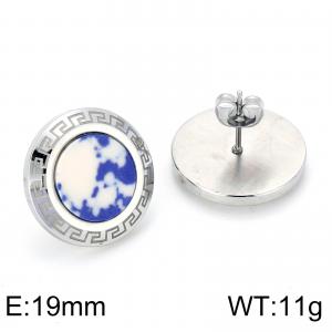 Stainless Steel Earring - KE65283-K