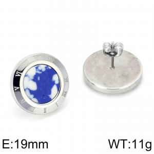 Stainless Steel Earring - KE65289-K