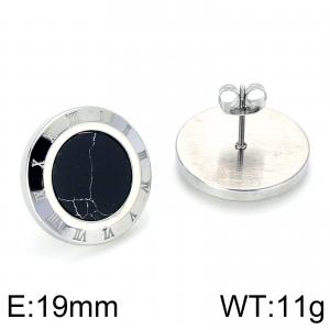 Stainless Steel Earring - KE65654-K