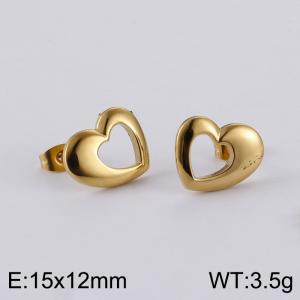 SS Gold-Plating Earring - KE66688-Z