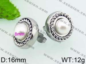 Stainless Steel Earring - KE66757-Z