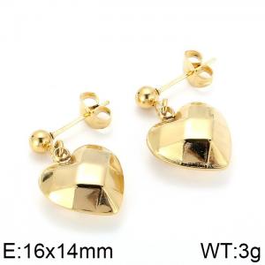 SS Gold-Plating Earring - KE67032-K