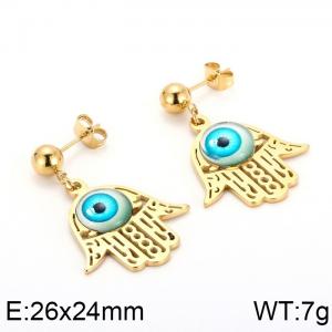 SS Gold-Plating Earring - KE67035-K