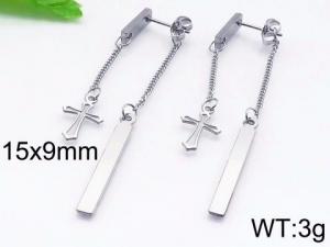 Stainless Steel Earring - KE70658-MN