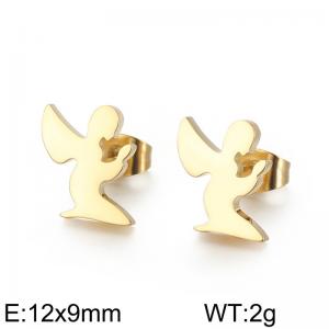 SS Gold-Plating Earring - KE71048-Z