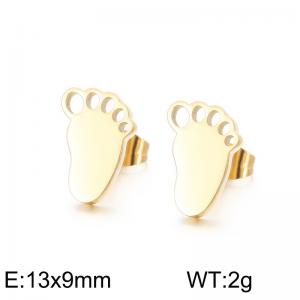 SS Gold-Plating Earring - KE71054-Z