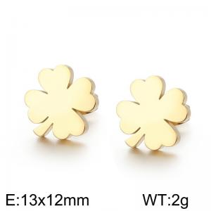 SS Gold-Plating Earring - KE71056-Z