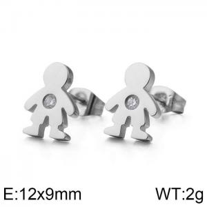 Stainless Steel Earring - KE71070-Z