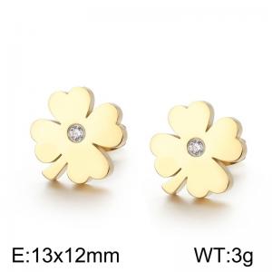 SS Gold-Plating Earring - KE71085-Z