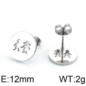 Stainless Steel Earring - KE71272-K