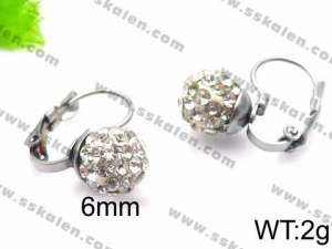 Stainless Steel Stone&Crystal Earring - KE71401-Z