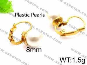 Plastic Earrings - KE71442-Z