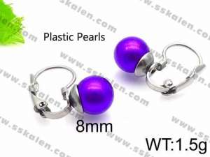 Plastic Earrings - KE71453-Z