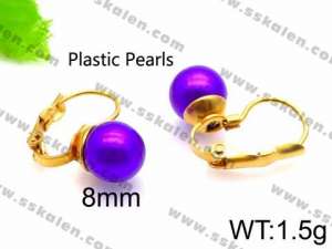 Plastic Earrings - KE71454-Z