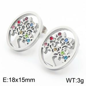 Stainless Steel Earring - KE71461-K