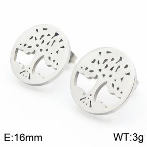 Stainless Steel Earring - KE71474-K