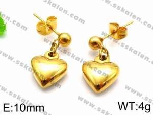 SS Gold-Plating Earring - KE72162-Z