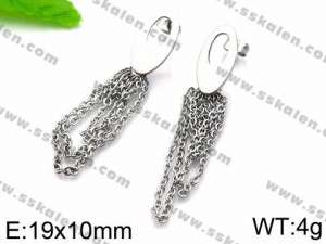 Stainless Steel Earring - KE72164-Z