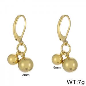 SS Gold-Plating Earring - KE72193-Z