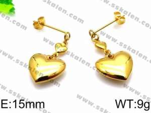 SS Gold-Plating Earring - KE72325-Z