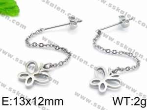 Stainless Steel Earring - KE73745-Z