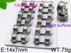 Stainless Steel Earring - KE74468-XY