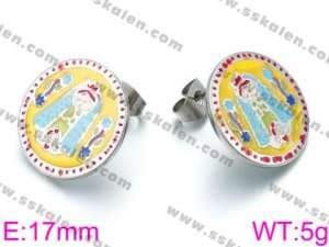 Stainless Steel Earring - KE74683-KC