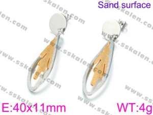 SS Gold-Plating Earring - KE74697-KC