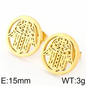 SS Gold-Plating Earring - KE74783-K