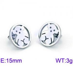 Stainless Steel Earring - KE74823-K