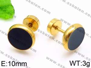 SS Gold-Plating Earring - KE75105-TSC