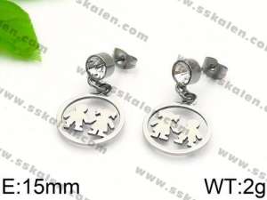 Stainless Steel Earring - KE75418-Z