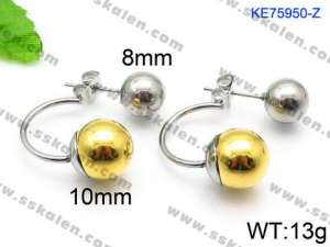 SS Gold-Plating Earring - KE75950-Z