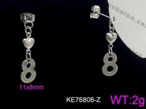 Stainless Steel Earring - KE76806-Z