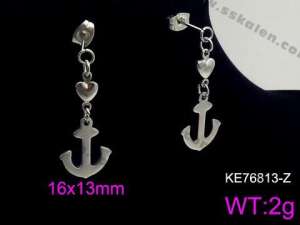 Stainless Steel Earring - KE76813-Z