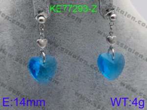 Stainless Steel Stone&Crystal Earring - KE77293-Z