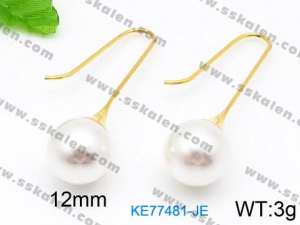 SS Gold-Plating Earring - KE77481-JE