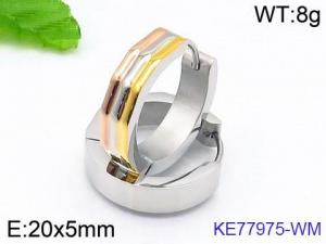 SS Gold-Plating Earring - KE77975-WM