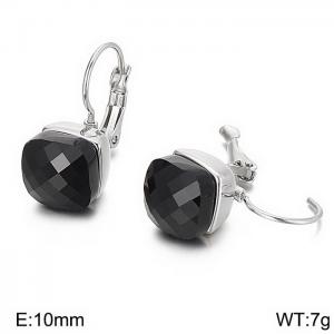 Stainless Steel Stone&Crystal Earring - KE79028-GC