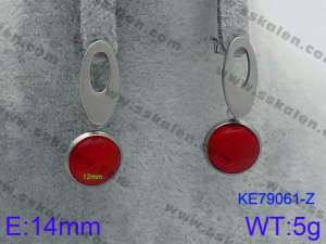 Stainless Steel Stone&Crystal Earring - KE79061-Z