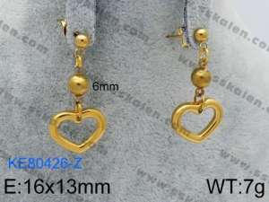 SS Gold-Plating Earring - KE80426-Z