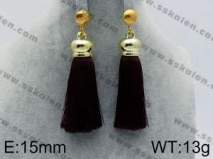 SS Gold-Plating Earring - KE80446-Z