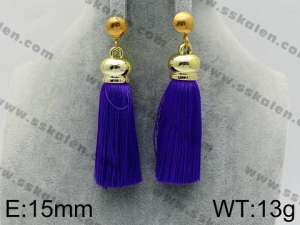 SS Gold-Plating Earring - KE80450-Z