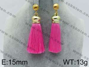 SS Gold-Plating Earring - KE80453-Z