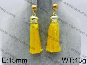 SS Gold-Plating Earring - KE80456-Z