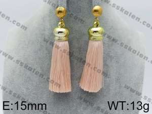 SS Gold-Plating Earring - KE80457-Z