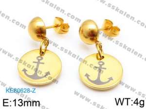 SS Gold-Plating Earring - KE80628-Z
